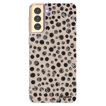 Picasee silikónový prehľadný obal pre Samsung Galaxy S21+ 5G G996F - Dots