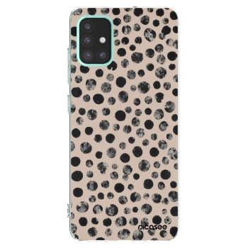 Picasee silikónový prehľadný obal pre Samsung Galaxy M31s - Dots