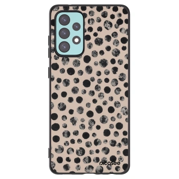 Picasee silikónový čierny obal pre Samsung Galaxy A72 A725F - Dots
