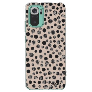 Picasee silikónový prehľadný obal pre Xiaomi Redmi Note 10 Pro - Dots