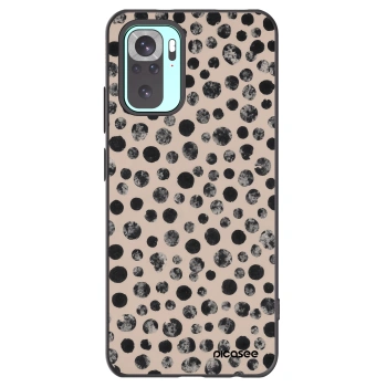 Picasee silikónový čierny obal pre Xiaomi Redmi Note 10 Pro - Dots