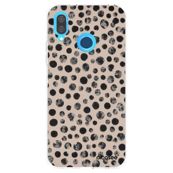 Picasee silikónový prehľadný obal pre Huawei P20 Lite - Dots