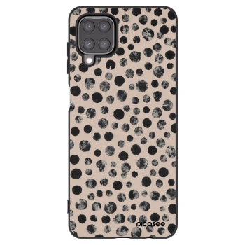 Picasee silikónový čierny obal pre Samsung Galaxy M12 M127F - Dots