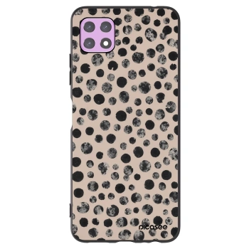 Picasee silikónový čierny obal pre Samsung Galaxy A22 A226B 5G - Dots