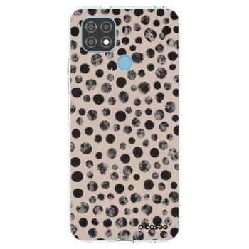 Picasee silikónový prehľadný obal pre Realme C21 - Dots