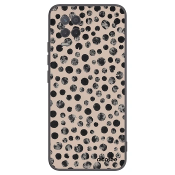 Picasee silikónový čierny obal pre Realme 8 5G - Dots