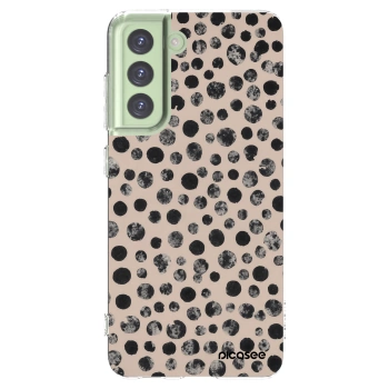 Picasee silikónový prehľadný obal pre Samsung Galaxy S21 FE 5G - Dots