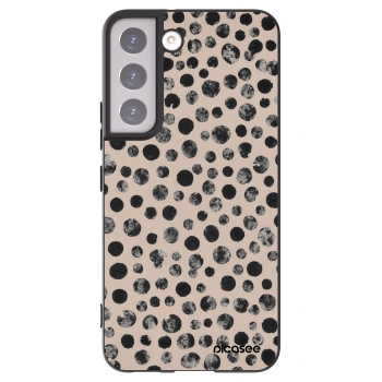 Picasee silikónový čierny obal pre Samsung Galaxy S22 5G - Dots