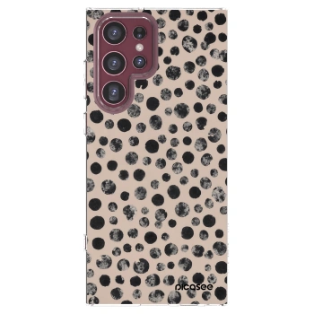 Picasee silikónový prehľadný obal pre Samsung Galaxy S22 Ultra 5G - Dots