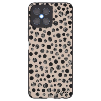 Picasee silikónový čierny obal pre Honor X8 4G - Dots