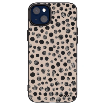 Picasee silikónový čierny obal pre Apple iPhone 14 Plus - Dots