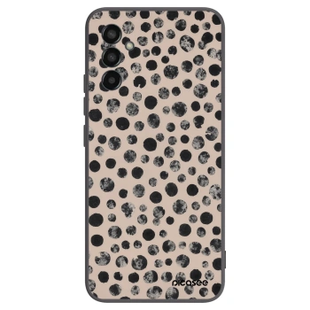 Picasee silikónový čierny obal pre Samsung Galaxy M13 M135F - Dots