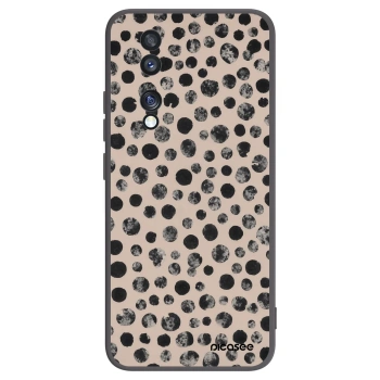 Picasee silikónový čierny obal pre Honor 70 - Dots