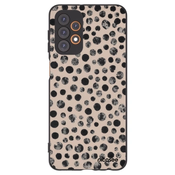 Picasee silikónový čierny obal pre Samsung Galaxy A23 A235F 4G - Dots