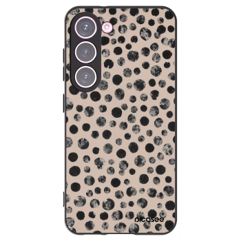 Picasee silikónový čierny obal pre Samsung Galaxy S23 5G - Dots