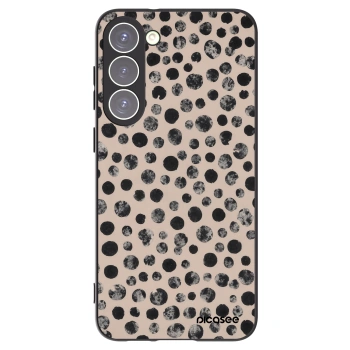 Picasee silikónový čierny obal pre Samsung Galaxy S23+ 5G - Dots