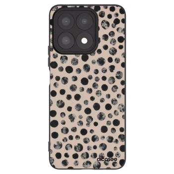 Picasee silikónový čierny obal pre Honor X8a - Dots