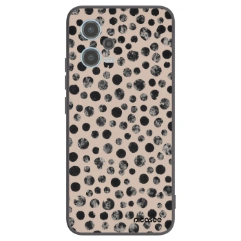 Picasee silikónový čierny obal pre Xiaomi Redmi Note 12 5G - Dots