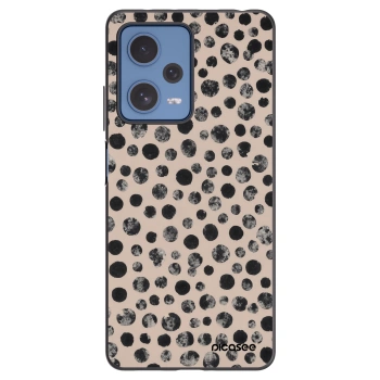 Picasee silikónový čierny obal pre Xiaomi Redmi Note 12 Pro 5G - Dots