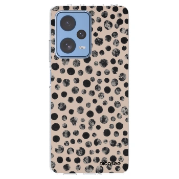 Picasee silikónový prehľadný obal pre Xiaomi Redmi Note 12 Pro 5G - Dots