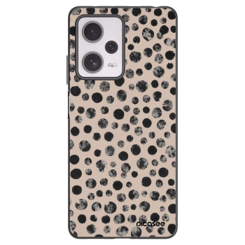 Picasee silikónový čierny obal pre Xiaomi Redmi Note 12 Pro+ 5G - Dots