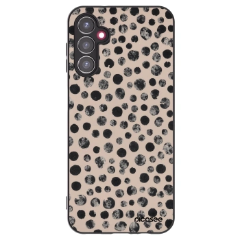 Picasee silikónový čierny obal pre Samsung Galaxy A14 5G A146P - Dots