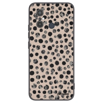 Picasee silikónový čierny obal pre Xiaomi Redmi 12C - Dots