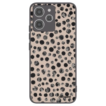 Picasee silikónový čierny obal pre Xiaomi Redmi 12 4G - Dots