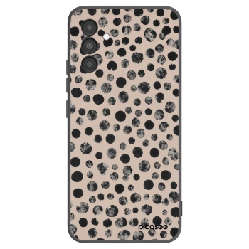 Picasee silikónový čierny obal pre Samsung Galaxy A04s A047F - Dots