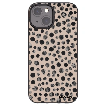 Picasee silikónový čierny obal pre Apple iPhone 15 - Dots