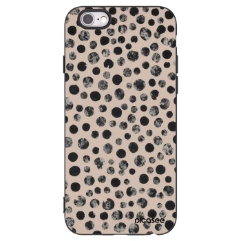 Picasee silikónový čierny obal pre Apple iPhone 6/6S - Dots
