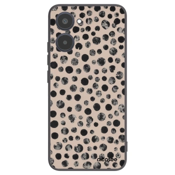 Picasee silikónový čierny obal pre Realme 10 4G - Dots