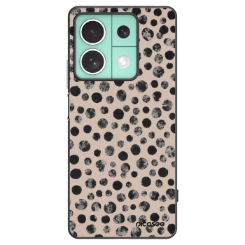 Picasee silikónový čierny obal pre Xiaomi Redmi Note 13 5G - Dots