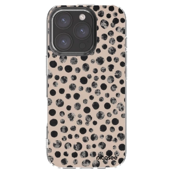Picasee silikónový prehľadný obal pre Apple iPhone 16 Pro - Dots