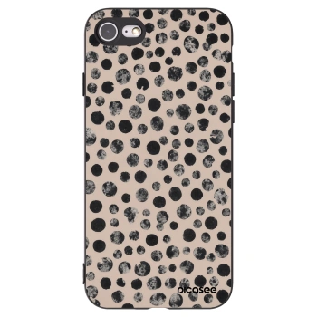 Picasee silikónový čierny obal pre Apple iPhone 8 - Dots