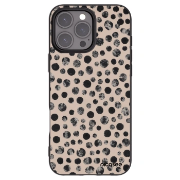 Picasee silikónový čierny obal pre Apple iPhone 16 Pro Max - Dots