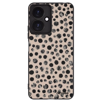Picasee silikónový čierny obal pre Xiaomi Redmi 13C 5G - Dots