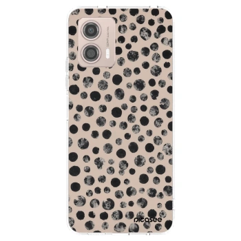 Picasee silikónový prehľadný obal pre Motorola Moto G53 5G - Dots