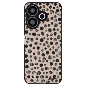Picasee silikónový čierny obal pre Xiaomi Redmi 13 4G - Dots