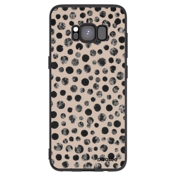 Picasee silikónový čierny obal pre Samsung Galaxy S8 G950F - Dots
