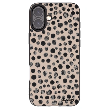 Picasee silikónový čierny obal pre Apple iPhone 16 Plus - Dots