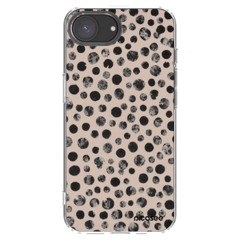 Picasee silikónový prehľadný obal pre Apple iPhone 16e - Dots