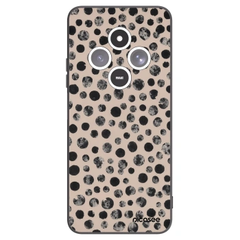 Picasee silikónový čierny obal pre Xiaomi Redmi 14C - Dots