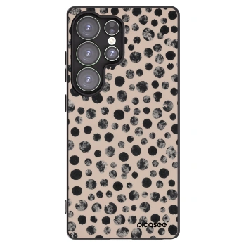 Picasee silikónový čierny obal pre Samsung Galaxy S25 Ultra 5G - Dots
