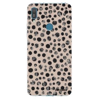 Picasee silikónový prehľadný obal pre Huawei Y7 2019 - Dots