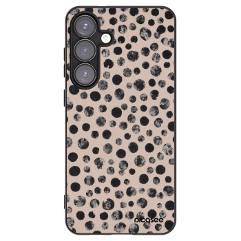 Picasee silikónový čierny obal pre Samsung Galaxy S25+ 5G - Dots