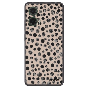 Picasee silikónový čierny obal pre Motorola Moto G35 5G - Dots