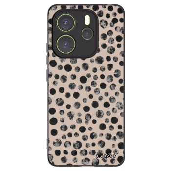 Picasee silikónový čierny obal pre Xiaomi Redmi Note 14 4G - Dots