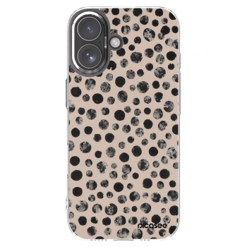 Picasee silikónový prehľadný obal pre Apple iPhone 17 - Dots