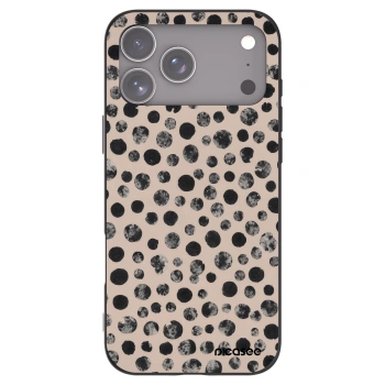 Picasee silikónový čierny obal pre Apple iPhone 17 Pro Max - Dots